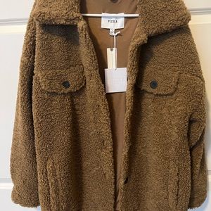 Anthropologie Teddy Shirt Jacket NWT